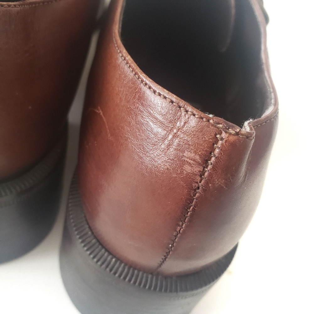 Calico Followme Monk Strap Square Toe Ankle Boot Block Heel Brown Sz 9 - Picture 13 of 15